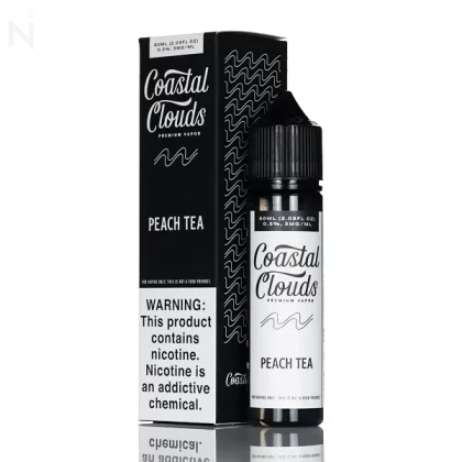 Coastal Clouds E-Liquid - Peach Tea - 60mL - 3mg