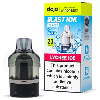 Lychee Ice Dojo Blast 10K Refill Pack - Ecigpremium