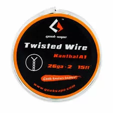 GEEKVAPE TWISTED ATOMIZER DIY KANTHAL DOUBLE KA1 TAPE WIRE (26GA * 2)
