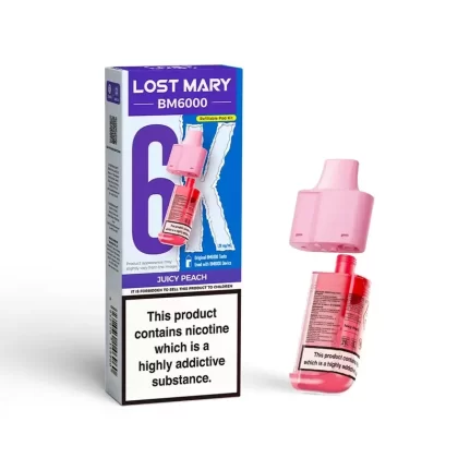 Lost Mary BM6000 Prefilled Pod Juicy Peach - Ecigpremium