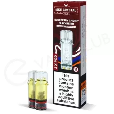 Blueberry Cherry Blackberry SKE Crystal Plus Prefilled Pod