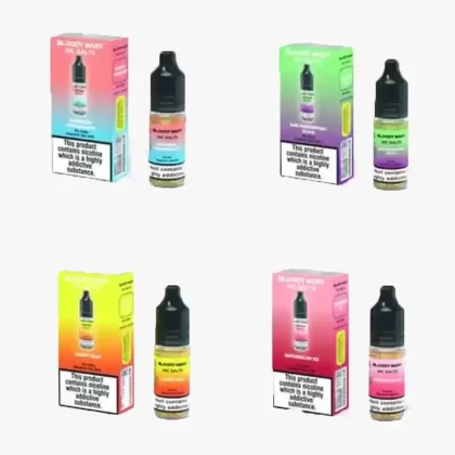 Bloody Mary BM5000 Nic Salt Vape Juice - Pack of 10 - Blueberry Bubblegum / 10mg
