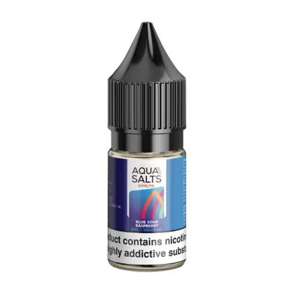 Blue Sour Raspberry Nic Salt by Aqua Salts 10ml - 20mg (Discontinued) - Ecigwizard
