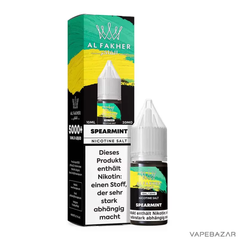 Al Fakher Liquid – Spearmint - Vapebazar - Image 3