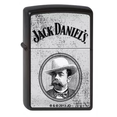 Zippo Lighter – Jack Daniel’s Image Black Matte