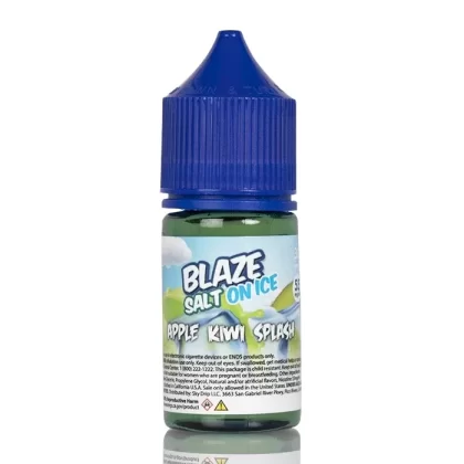 ICED Apple Kiwi SPLASH – Blaze SALT E-Liquid – 30mL