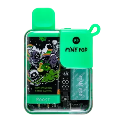 Kiwi Passion Fruit Guava Pyne Pod Boost 8500 - Site#VAP~Nicotine#50mg~Size#Single>5 Pack
