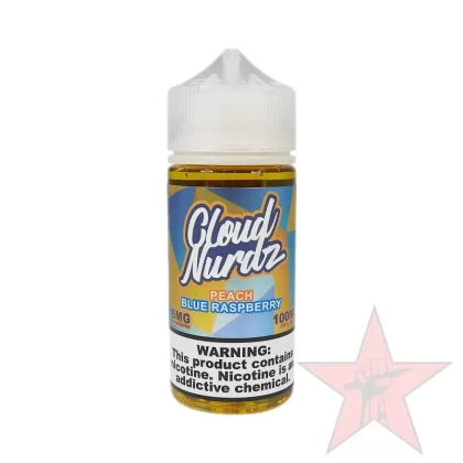 Cloud Nurdz – Peach Blue Raspberry – 100mL - Vape Product, Vape Product