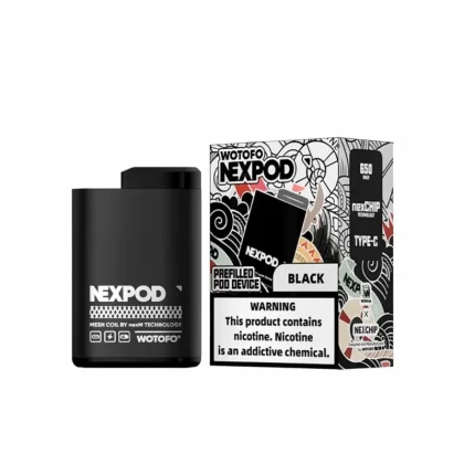 nexPOD Anodized 650mAh Vape Battery - Black, Silver; Black, Blue (AFE6DD)