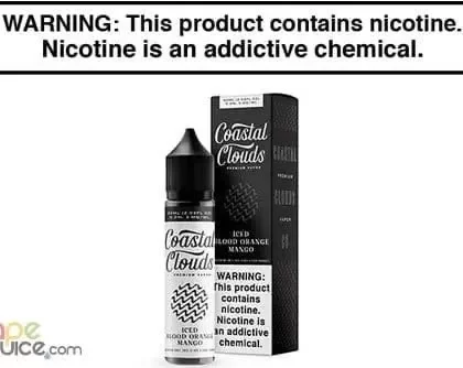 ICED BLOOD ORANGE MANGO BY COASTAL CLOUDS 60ML - Vapejuice