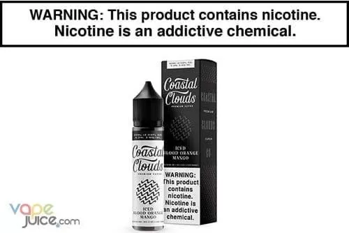 ICED BLOOD ORANGE MANGO BY COASTAL CLOUDS 60ML - Vapejuice