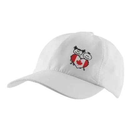 Kids’ Canada Baseball Cap - Red, White; OSFM (A8E299)