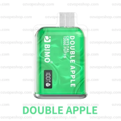 BIMO Crystal 12k Puffs- Double Apple - Vape Store