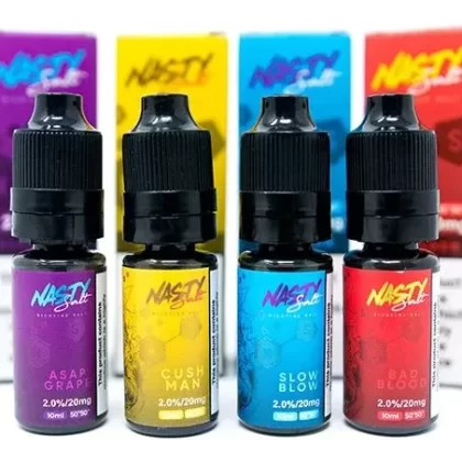 Nasty Salt Nic Salts 10ml - Asap Grape, Bad Blood; Vape Product, Vape Product