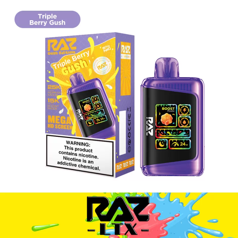 RAZ LTX 25K "Gush Edition" Puff Disposable Device – 25000 Puffs - Image 3