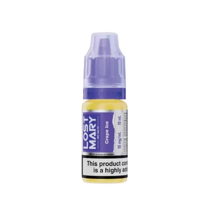 Lost Mary Grape Ice Nic Salt E-Liquid - 10mg