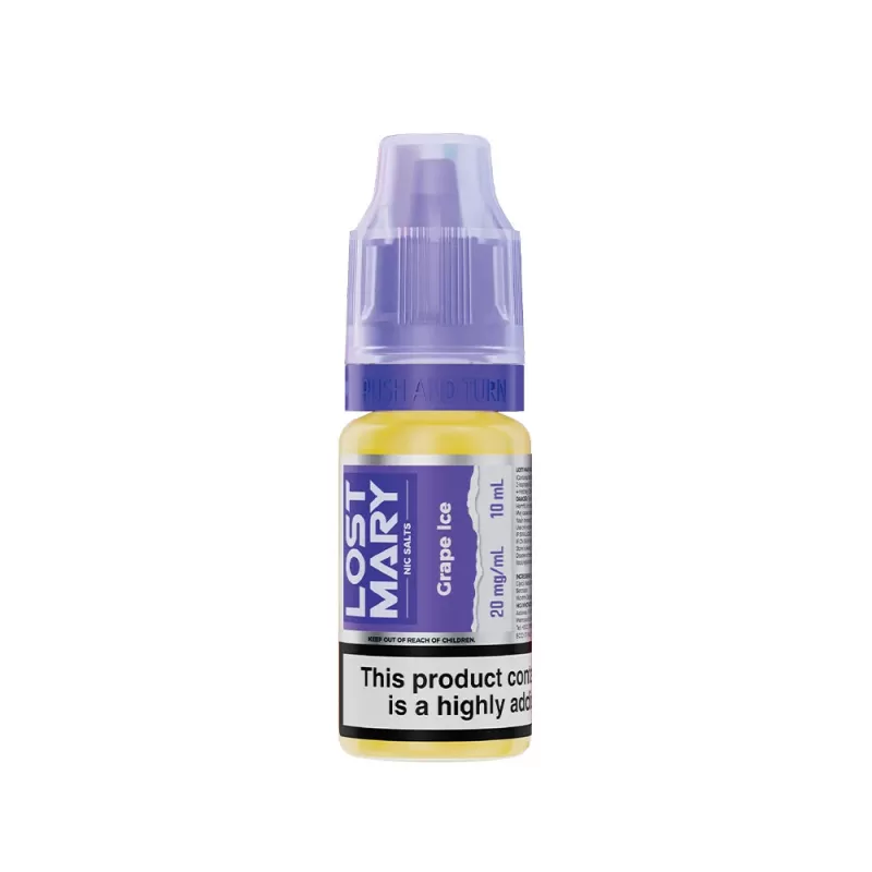Lost Mary Grape Ice Nic Salt E-Liquid - 10mg - Image 2