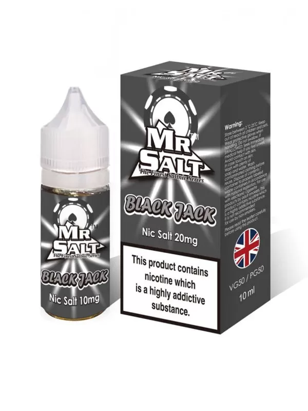 Mr Salt Black Jack Nic Salt E-Liquid - 10mg