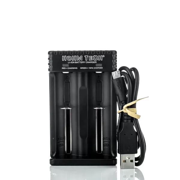 Hohm Tech Hohm School 2 Bay Battery Charger - Vapordna - Image 3