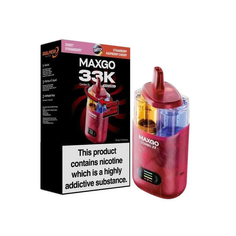 RELX MAXGO Combo 33K Pod Kit - Triple grape / Lemon lime grape
