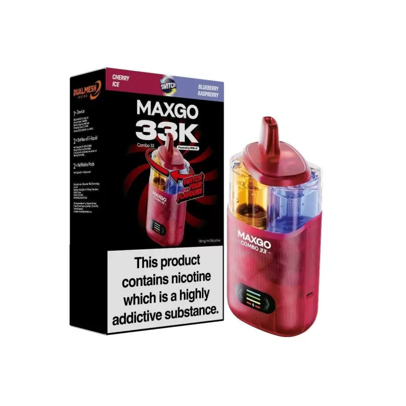 RELX MAXGO Combo 33K Pod Kit - Triple grape / Lemon lime grape - Image 3