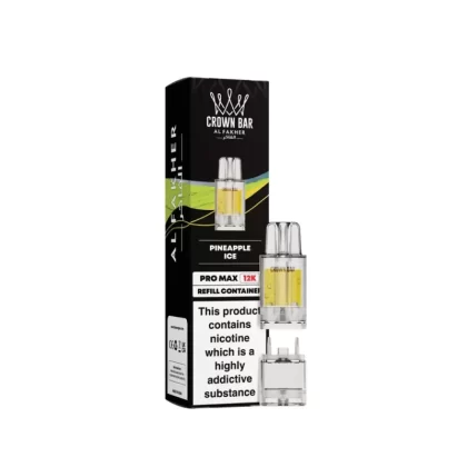 Al Fakher Crown Bar Pro Max 12K Prefilled Pods - Strawberry Blue Razz