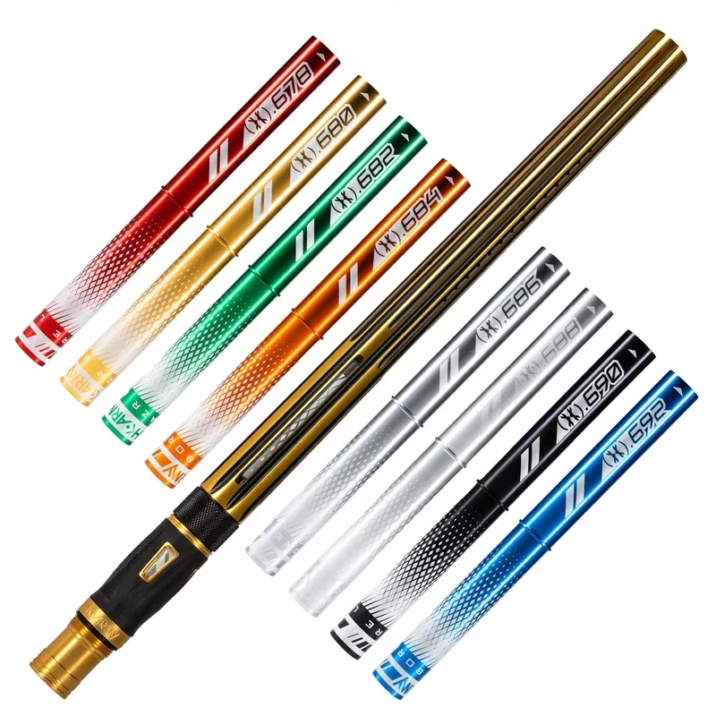 LAZR Elite Nova Barrel Kit – 15′ Gold/Black – Colored Inserts – Cocker Threads