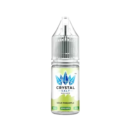 WGA Crystal Sour Pineapple Saltnic Vape Juice - 10 Pack - 10mg