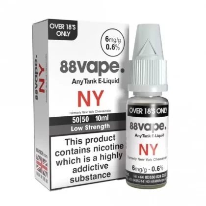 88vape NY (New Yorker) E Liquid – AnyTank Series (10ml)