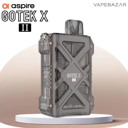 Aspire GoTek X II Pod Kit – Gunmetal - Aspire Gotek X 2 / Pod Kit / 800 mAh / 4,5ml / USB-C
