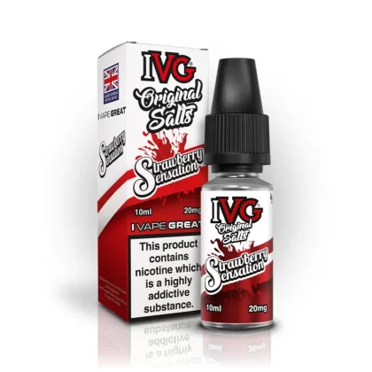 IVG Original Salts Strawberry Sensation Nic Salt E-Liquid - 10mg