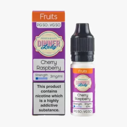 Cherry Raspberry 50/50 E-Liquid by Dinner Lady - 3mg