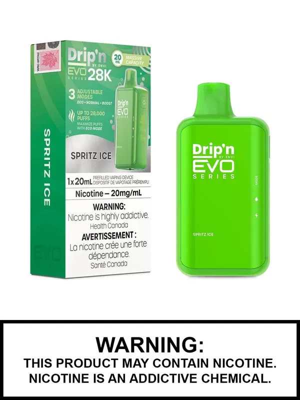 Spritz Ice Drip’n EVO 28K Disposable Vape