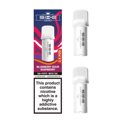 Blueberry Sour Raspberry SKE 600 Pro Pods - 20mg - Vape Product (008292)
