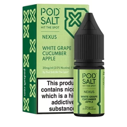 White Grape Cucumber Apple Nexus Pod Salt Nic Salt E-liquid - 20mg
