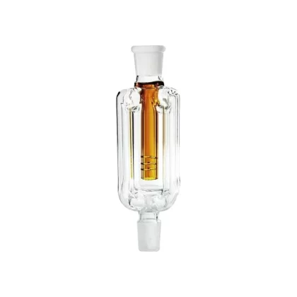 Ashcatcher | Inline Four Handle Ash Catcher – Amber | 7″ – 19mm/19mm – 18°