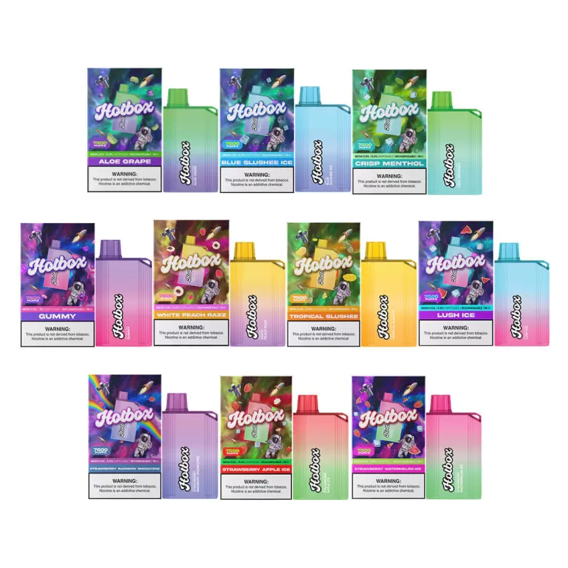 Sale $12.36 – Puff HotBox Disposable | 7500 puffs | 16mL