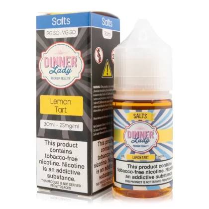 Dinner Lady Lemon Tart Salts - Nic Level#25mg>50mg (5C5BF8)