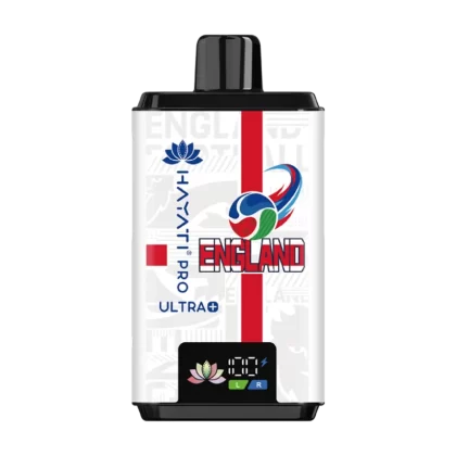 Hayati Pro Ultra+ 25K World Cup Edition - England - Straw' Cranberry Cherry / Cherry Ice - Ecigwizard