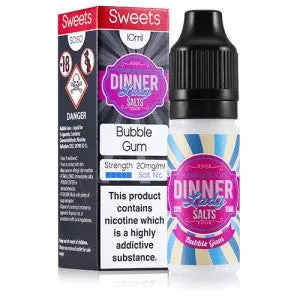 Dinner Lady Bubble Gum Nic Salt Eliquid – 20mg
