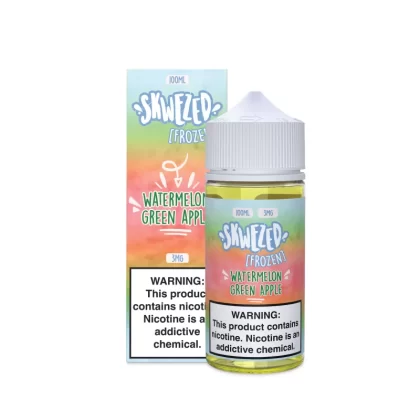 SKWEZED - Frozen Watermelon Green Apple (Sour Summer Splash) - 100ML E-Liquid
