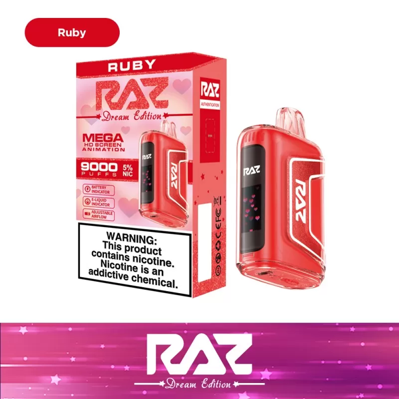 RAZ TN9000 Disposable Device – 9000 Puffs - Strawberry Ice - Image 3