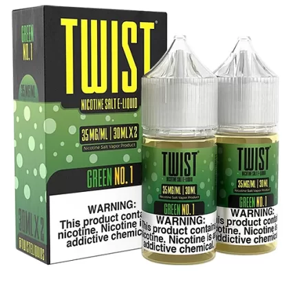 Green No.1 (Honeydew Melon Chew) by Twist Salt 60ml (2x30ml)