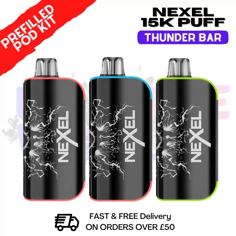 Nexel 15K Thunder Prefilled Pod Kit – Only £10.99