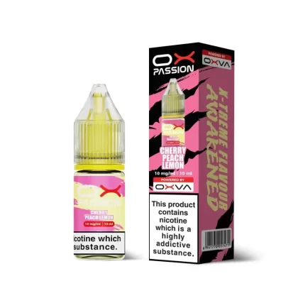 Cherry Peach Lemon Nic Salt E-Liquid by Ox Passion - Vape Product, Vape Product