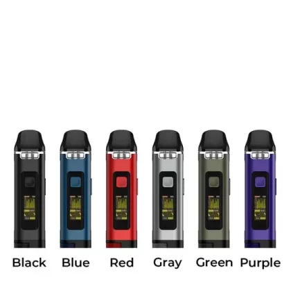 Uwell Crown D POD Kit (Crc) *Last Call* - Color#BLACK>BLUE>GREEN>GREY>PURPLE>RED (2C67C9)
