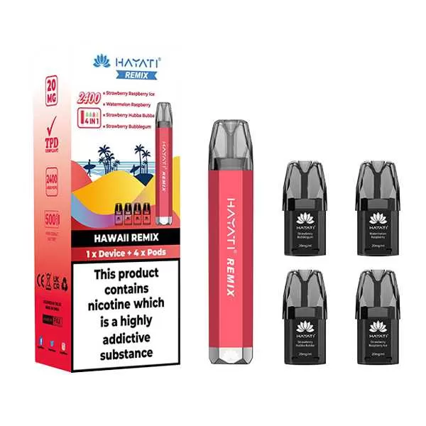 Hayati Remix 2400 4-in-1 Vape Pod Kit