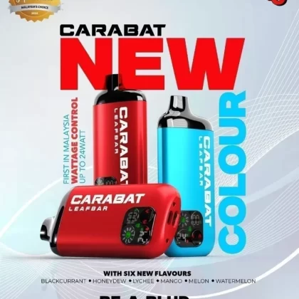 CARABAT LEAFBAR DISPOSABLE VAPE POD 15,000 PUFFS - Vapevandal