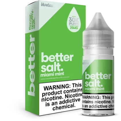 better salt miami mint eJuice - Vape Product; Vape Product, Vape Product; Vapetasia