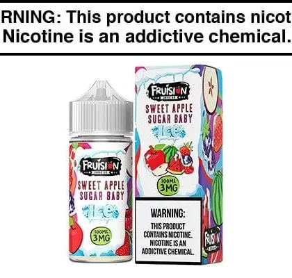 SWEET APPLE SUGAR BABY ICE BY FRUISION 100ML - Vapejuice